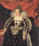 Frans Pourbus the younger Marie de Medicis,Queen of France oil